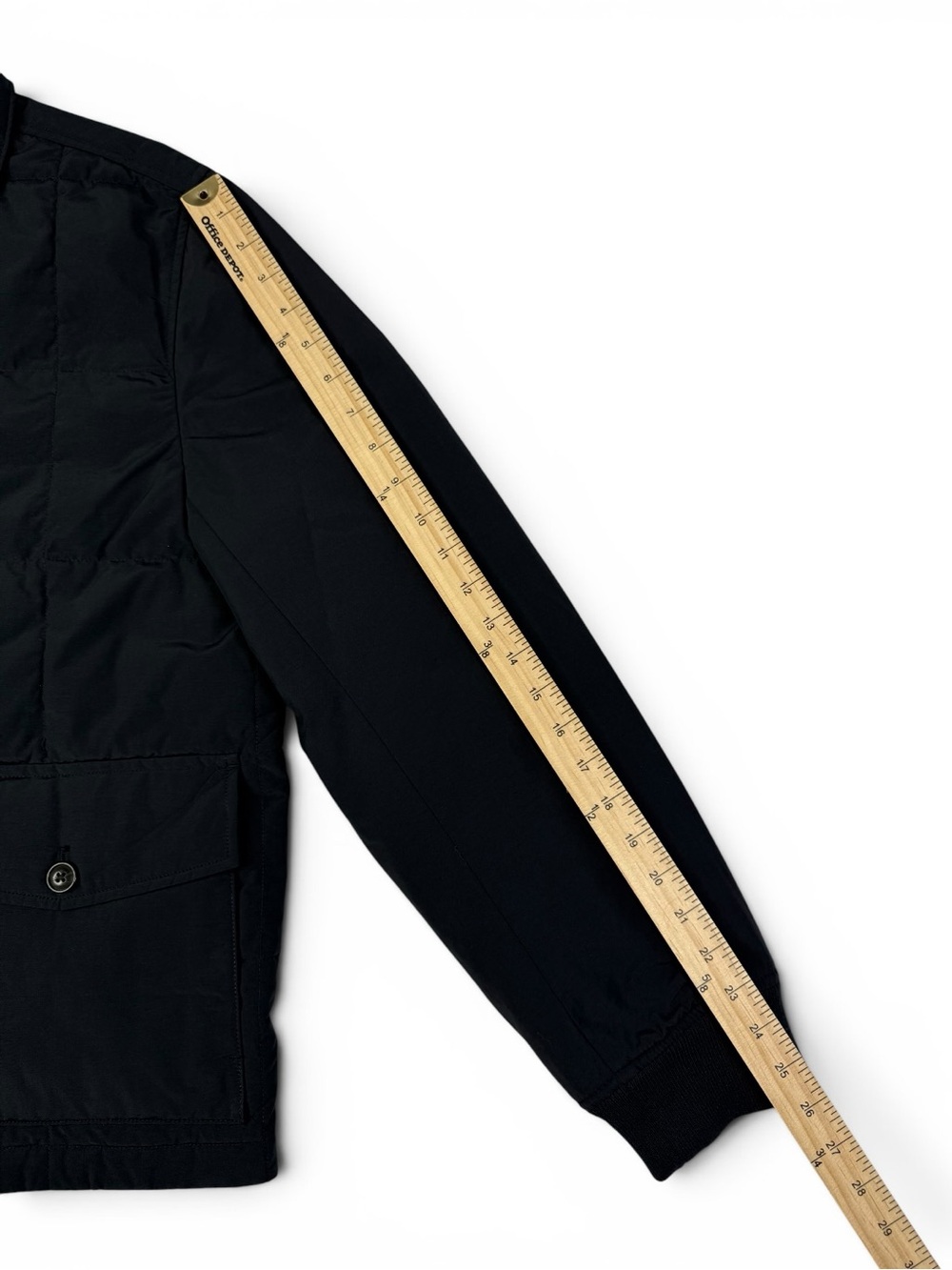 J.Crew Men’s PrimaLoft Box Quilt Insulated Jacket Black Medium NWOT Never Worn - Picture 7 of 11